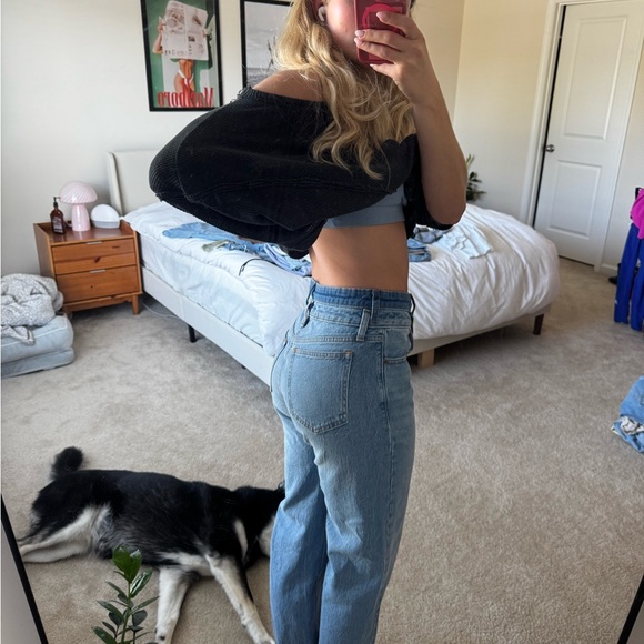 Abercrombie & Fitch Curve Love 90’s Relaxed High Rise - Picture 2 of 6